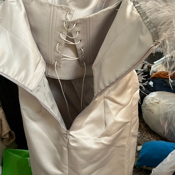 Corset Silver custom made size small - Picture 3 of 6